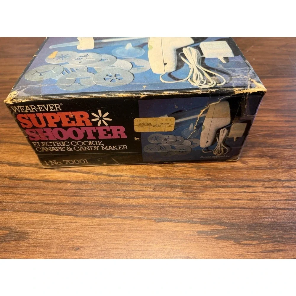 Vintage Wear-Ever Super Shooter 70001 Electric Cookie Candy Maker w/Box - Tested